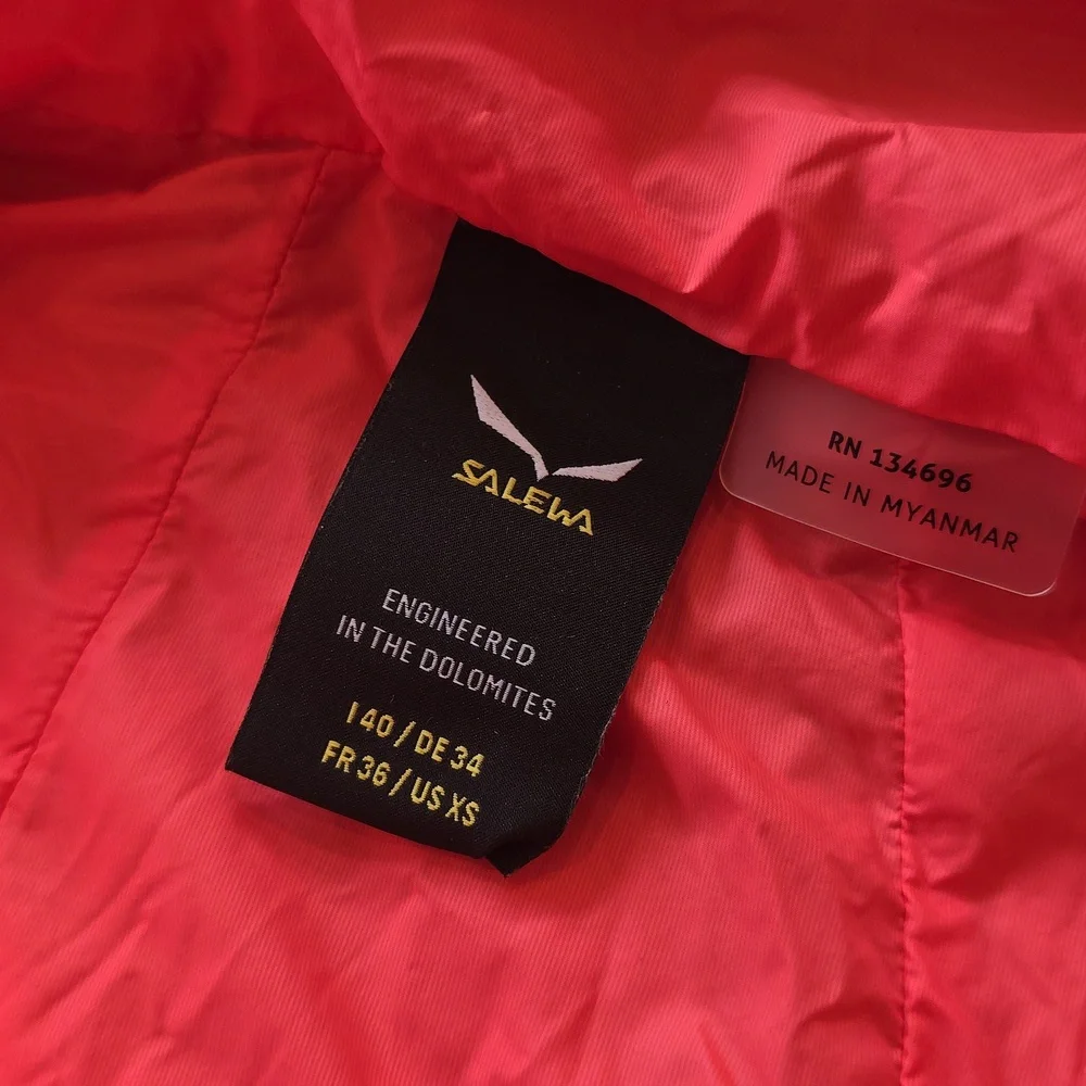 Salewa Women's Blue Hooded Jacket - Picture 4 of 6
